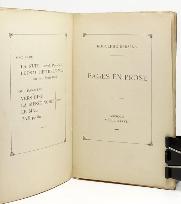 Pages en prose