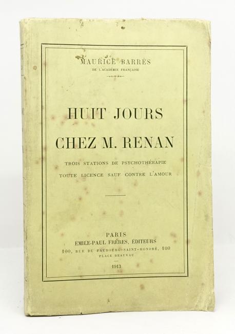 Huit jours chez M. Renan