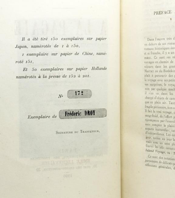 A la Pagaie sur l'Escaut, le canal de Willebroeck, la Sambre et l'Oise. Traduit de l'anglais par Lucien Lemaire