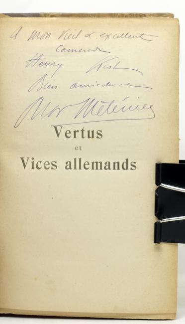 Vertus et Vices allemands