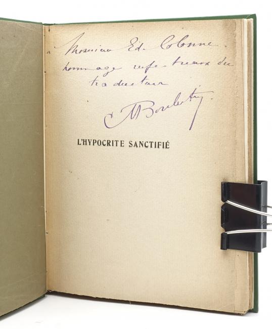 L'Hypocrite sanctifi. Traduit de l'anglais par X. Marcel Boulestin