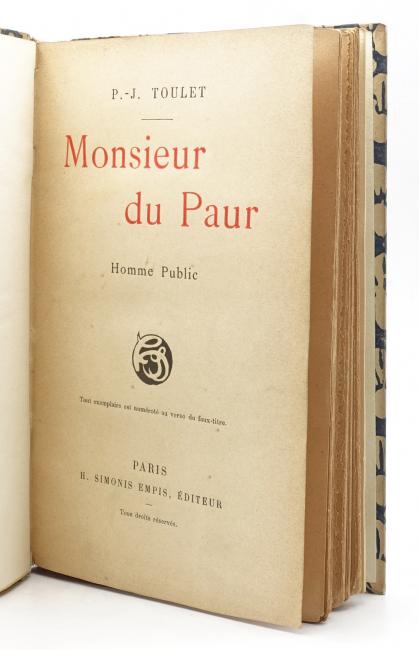 Monsieur du Paur. Homme public