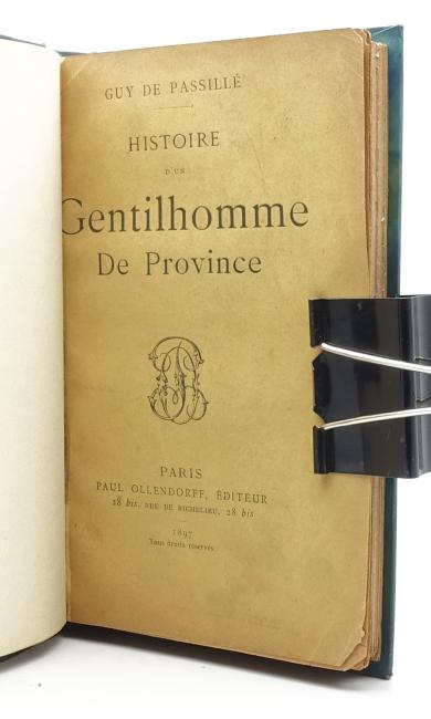 Histoire d'un Gentilhomme de Province