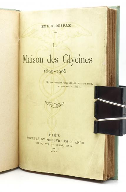 La Maison des Glycines. 1899-1905