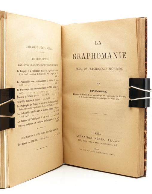 Le Langage et la Verbomanie & La Graphomanie