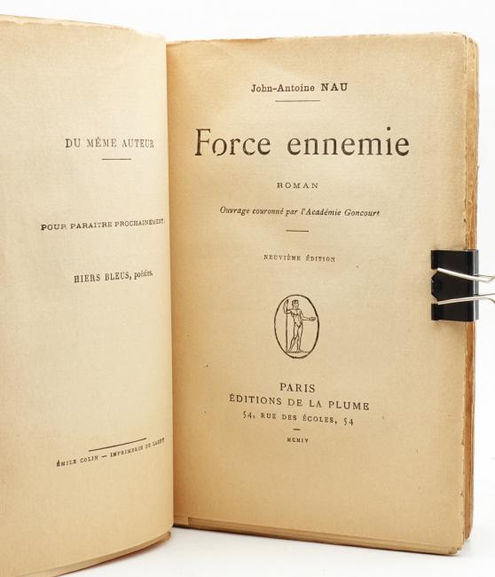 Force Ennemie. Roman